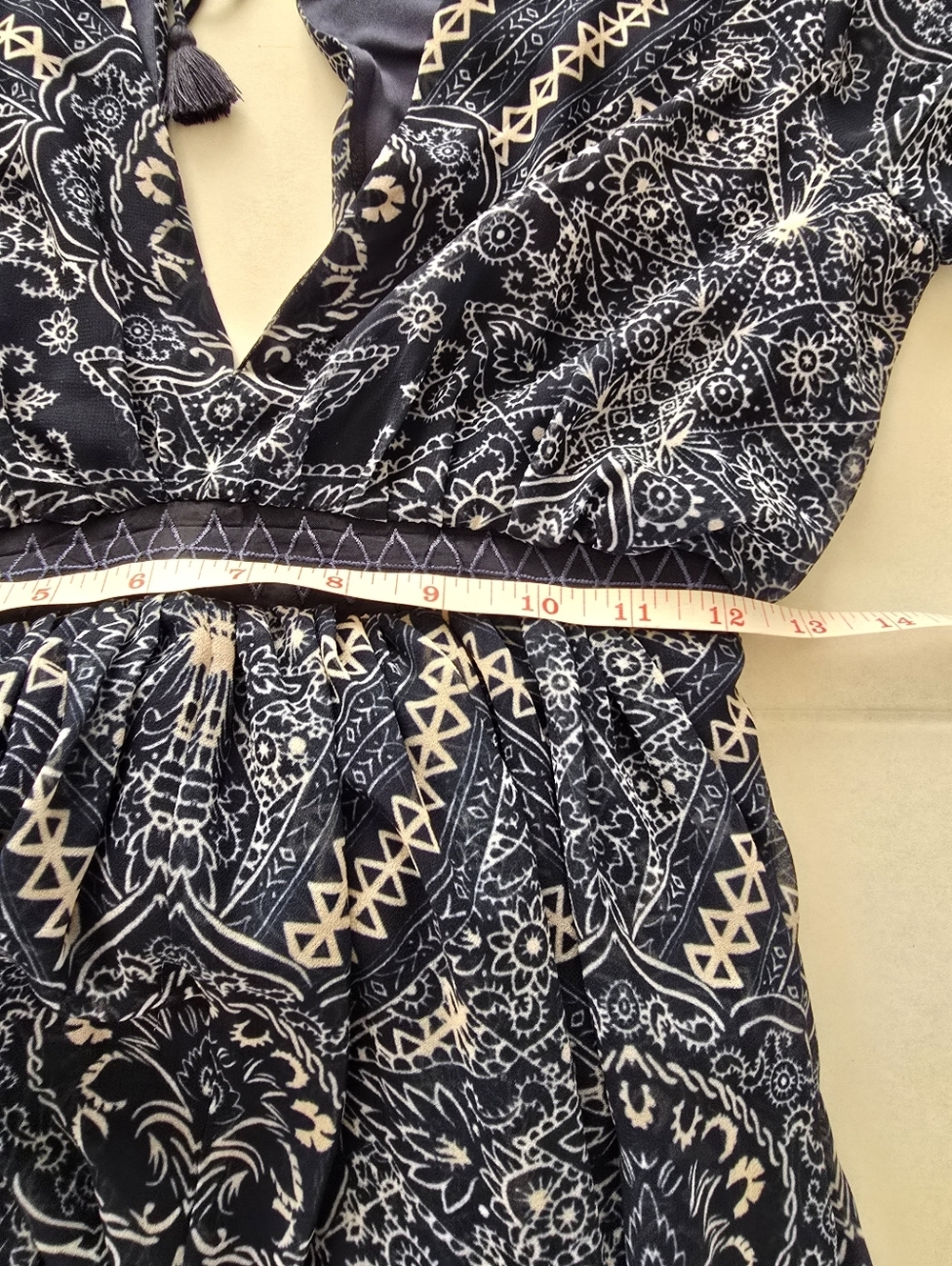 The Jetset Diaries Moroccan Maxi Dress In Blue Size XS - Picture 9 of 13